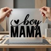 Boy Mama Love Script Mom Aesthetic Ready to Press DTF Transfer for Dtf