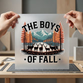 Boys Fall Scenic Deer Fall Hunting Ready to Press DTF Transfer for Dtf