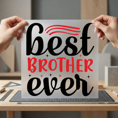 Brother Ever Family Diy Christmas Ready to Press DTF Transfer for Dtf