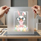 Bunny Duck Glasses Bubble Easter Funny Ready to Press DTF Transfer for Dtf