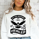 By His Wounds Healed | Grace & Redemption Sweatshirt - Luckets.com
