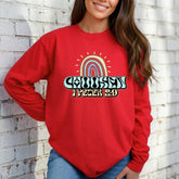 Chosen 1 Peter 2:9 | Retro Rainbow Faith Sweatshirt