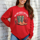 The Lord Guides Our Steps | Western Faith Sweatshirt