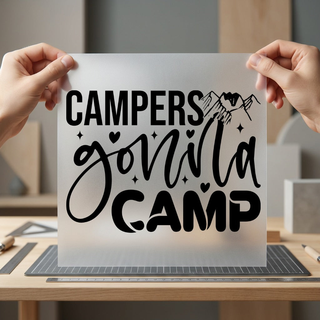 Campers Gonna Camp Adventure Camping Ready to Press DTF Transfer for Dtf