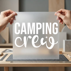 Camping Crew Fun Group Aesthetic Camping Ready to Press DTF Transfer for Dtf