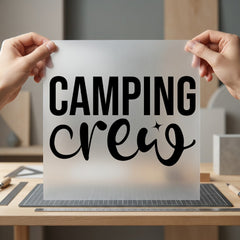Camping Crew Fun Group Aesthetic Camping Ready to Press DTF Transfer for Dtf