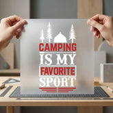 Camping Favorite Sport Adventure Vintage Retro Ready to Press DTF Transfer for Dtf