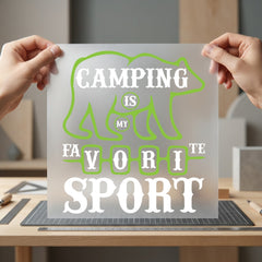 Camping Favorite Sport Bear Camping Ready to Press DTF Transfer for Dtf