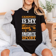 Camping Favorite Sport Outdoor Aesthetic Camping Ready to Press DTF Transfer for Dtf