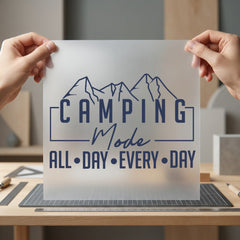 Camping Mode All Day Camping Ready to Press DTF Transfer for Dtf