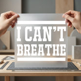 Can Breathe Protest Message Usa Freedom Ready to Press DTF Transfer for Dtf