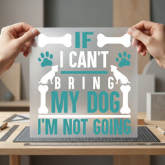 Can Bring Dog Pet Mom Dad Ready to Press DTF Transfer for Dtf