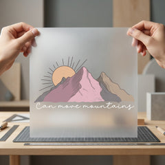 Can Move Mountains Retro Retro Ready to Press DTF Transfer for Dtf