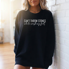 Can't Throw Stones | Servant Heart Warmth Sweatshirt - Luckets.com
