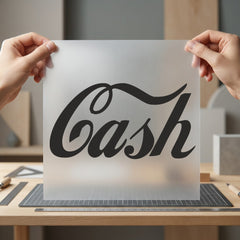 Cash Script Font Retro Retro Aesthetic Ready to Press DTF Transfer for Dtf