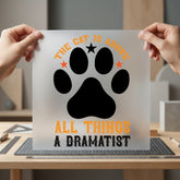 Cat Lover Paw Pet Mom Dad Ready to Press DTF Transfer for Dtf