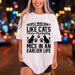 Cat Lover Quote Funny Mom Dad Ready to Press DTF Transfer for Dtf