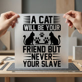 Cat Lover Quote Pet Mom Dad Ready to Press DTF Transfer for Dtf