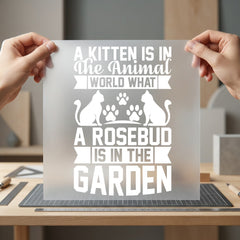 Cat Lover Quote Retro Mom Dad Ready to Press DTF Transfer for Dtf