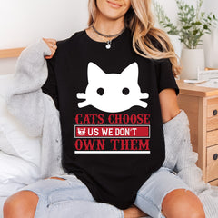 Cats Choose Humorous Diy Mom Dad Ready to Press DTF Transfer for Dtf