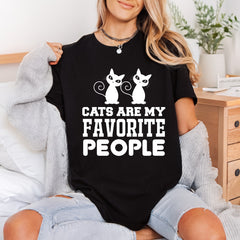Cats Favorite People Kitty Mom Dad Ready to Press DTF Transfer for Dtf