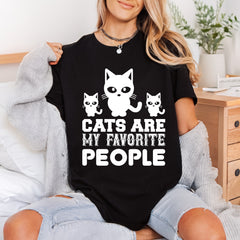 Cats Favorite People Kitty Mom Dad Ready to Press DTF Transfer for Dtf