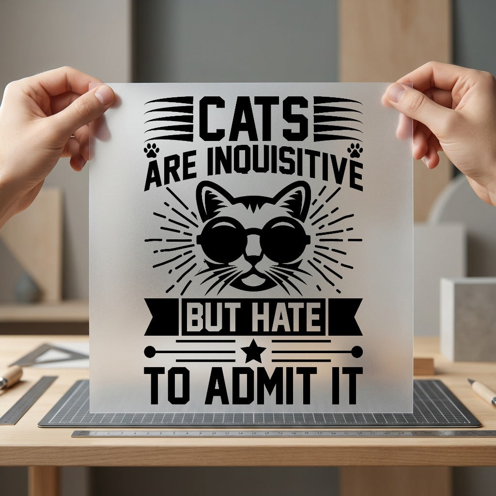 Cats Inquisitive But Hate Mom Dad Ready to Press DTF Transfer for Dtf