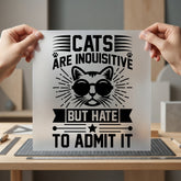 Cats Inquisitive But Hate Mom Dad Ready to Press DTF Transfer for Dtf