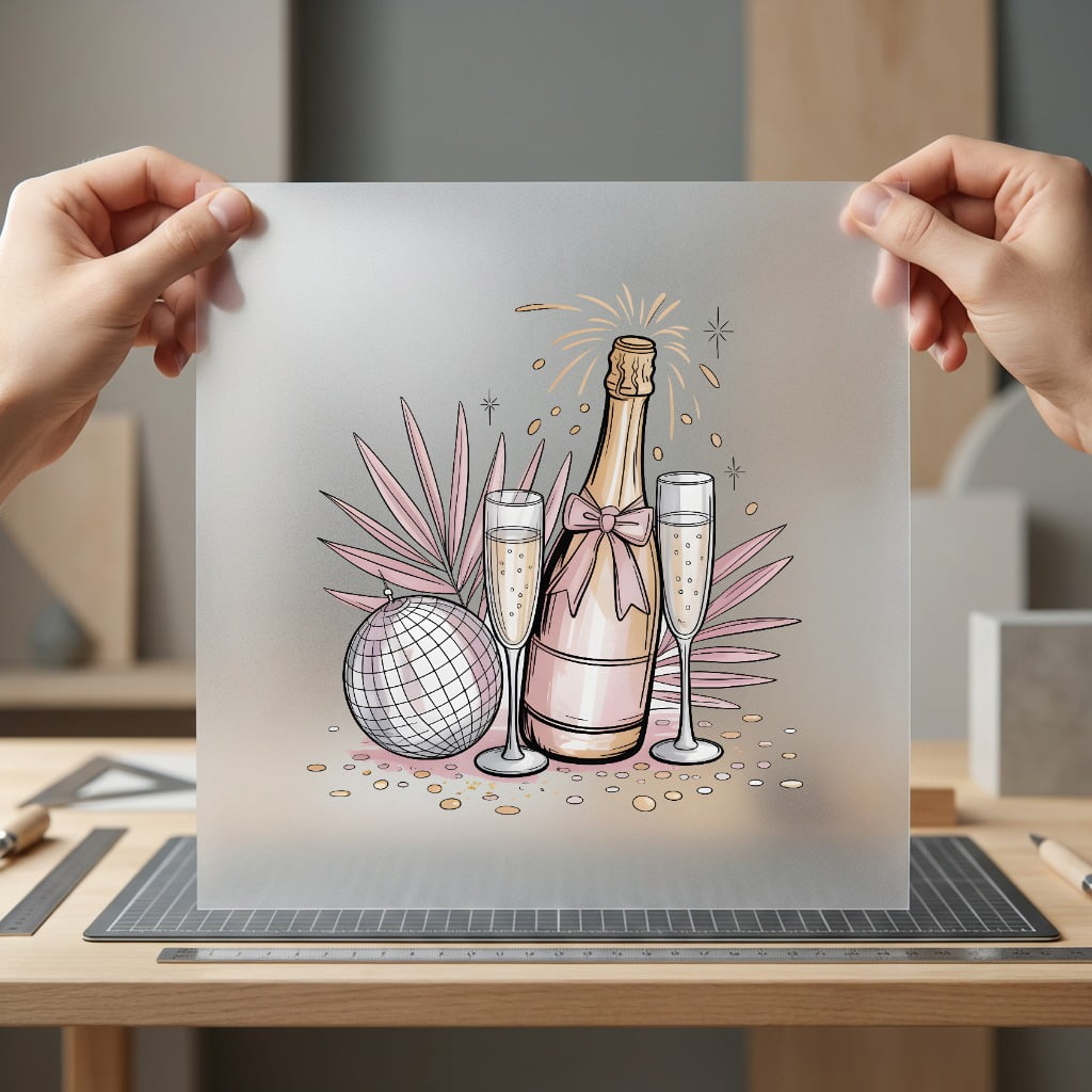 Celebration Champagne Disco Ball Cocktail Culture Collection Food & Drink Culture Collection Ready to Press DTF Transfer…