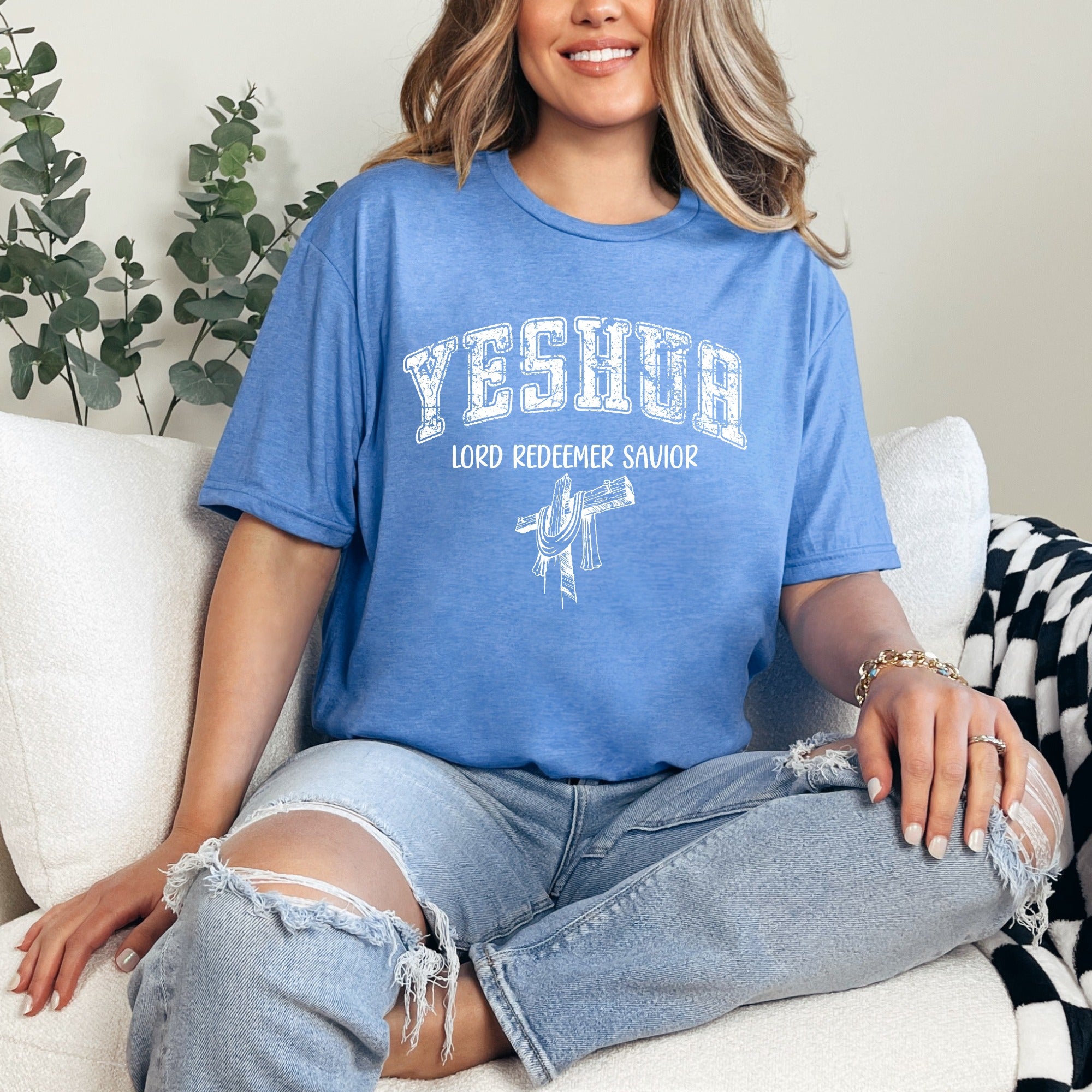 YESHUA Lord Redeemer Savior | Bold Faith Tee