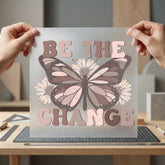 Change Butterfly Retro Diy Vintage Retro Ready to Press DTF Transfer for Dtf