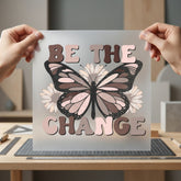 Change Butterfly Retro Diy Vintage Retro Ready to Press DTF Transfer for Dtf