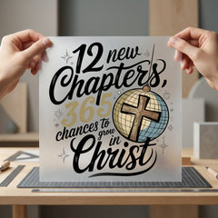 Chapters Christian Diy Christian Faith Ready to Press DTF Transfer for Dtf