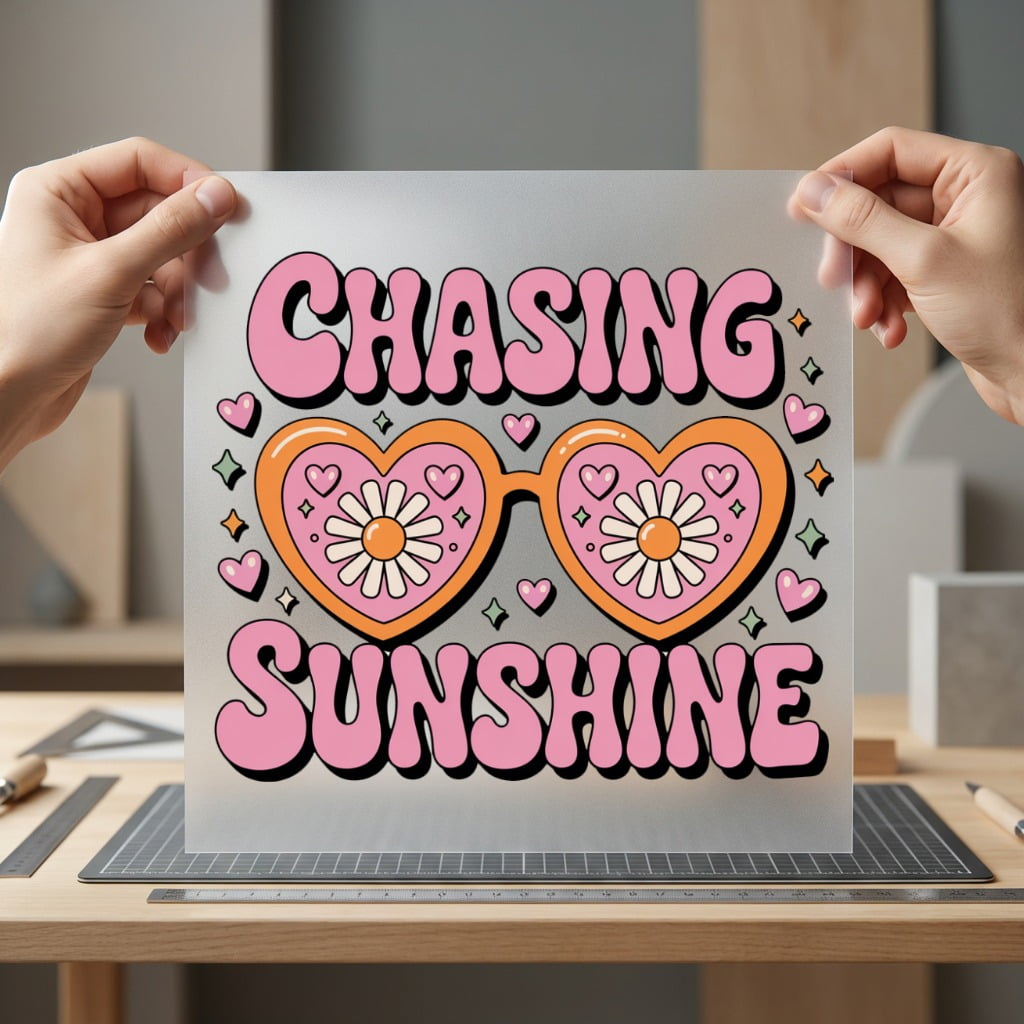 Chasing Sunshine Retro Glasses Retro Ready to Press DTF Transfer for Dtf