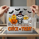 Chick Treat Halloween Spooky Halloween Funny Ready to Press DTF Transfer for Dtf