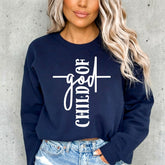 Child of God Cross | Faith Identity Sweatshirt - Luckets.com