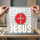 Choose Jesus Christian Diy Christian Faith Ready to Press DTF Transfer for Dtf