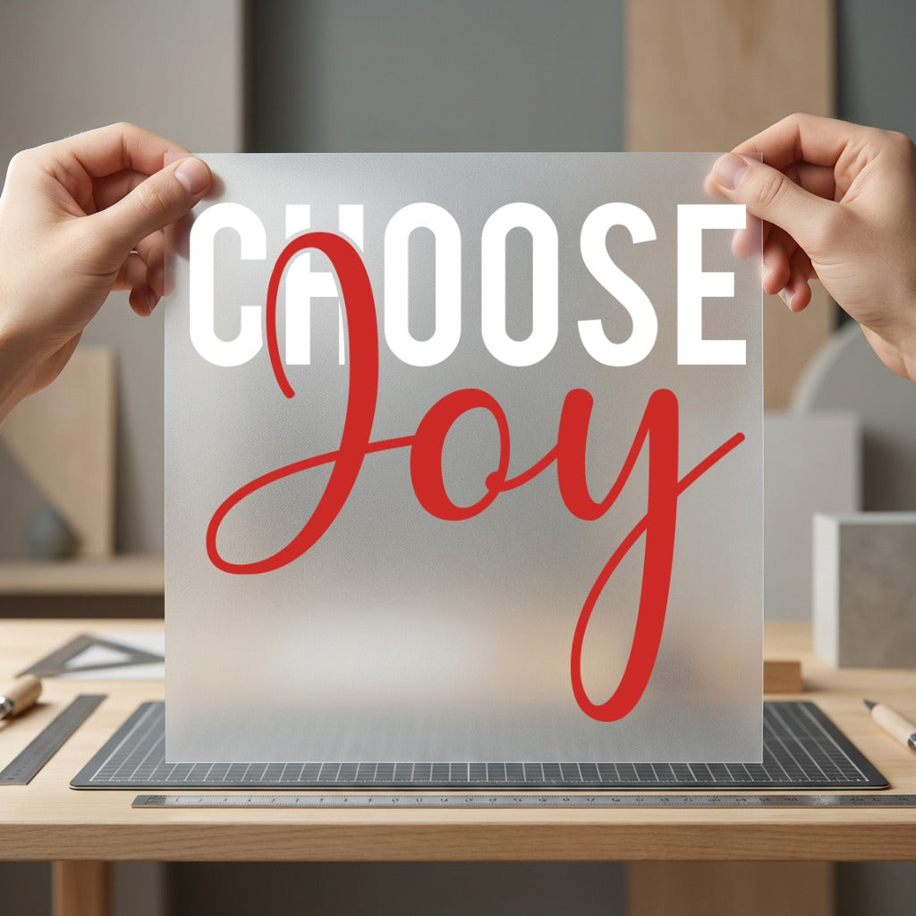 Choose Joy Inspirational Diy Christian Faith Ready to Press DTF Transfer for Dtf