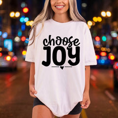Choose Joy Motivational Diy Good Vibes Collection Mental Wellness Collection Ready to Press DTF Transfer for Dtf