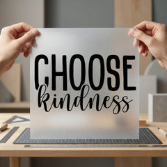 Choose Kindness Motivational Diy Aesthetic Ready to Press DTF Transfer for Dtf