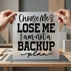 Choose Lose Bold Script Funny Sarcastic Ready to Press DTF Transfer for Dtf