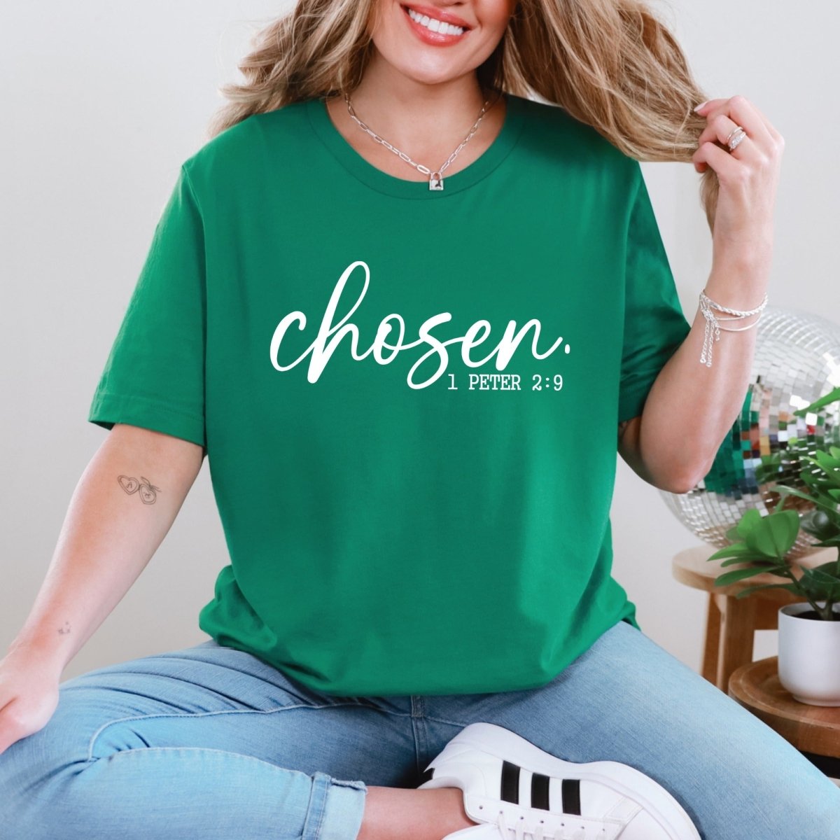 Chosen. 1 Peter 2:9 | Elected & Redeemed Tee - Luckets.com