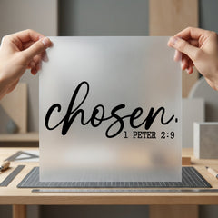 Chosen Peter Christian Scripture Christian Faith Ready to Press DTF Transfer for Dtf