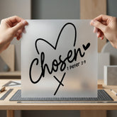 Chosen Peter Faith Script Christian Faith Ready to Press DTF Transfer for Dtf