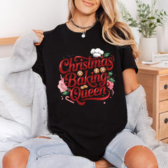 Christmas Baking Queen Festive Christmas Ready to Press DTF Transfer for Dtf