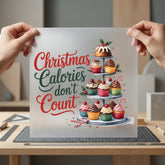 Christmas Calories Don Count Christmas Funny Ready to Press DTF Transfer for Dtf