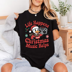 Christmas Duck Boombox Retro Christmas Funny Ready to Press DTF Transfer for Dtf