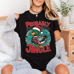 Christmas Duck Jingle Holiday Christmas Funny Ready to Press DTF Transfer for Dtf