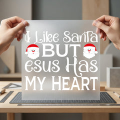 Christmas Like Santa But Christian Faith Ready to Press DTF Transfer for Dtf