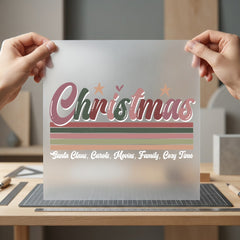 Christmas Vibes Retro Holiday Christmas Vintage Ready to Press DTF Transfer for Dtf